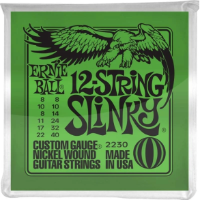 Ernie Ball 2230 12-String Electric Guitar Slinky Nickel